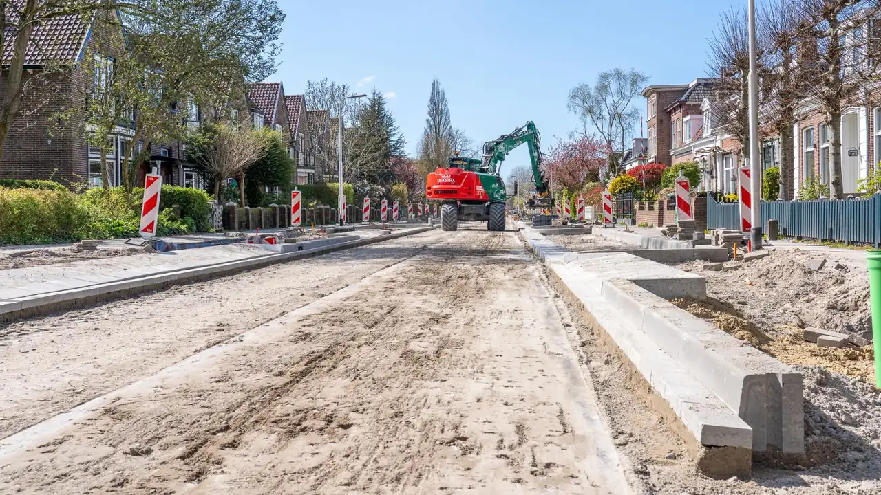 Bijma Bestratingen aan het werk in Leeuwarden