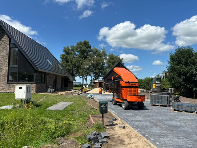 Oprit nieuwbouwwoning Ureterp — foto 11