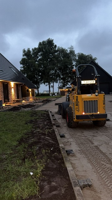 Oprit nieuwbouwwoning Ureterp — foto 7