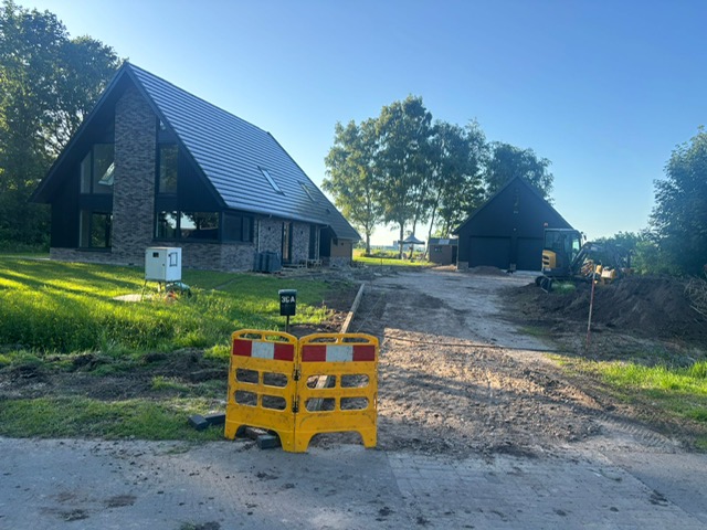 Oprit nieuwbouwwoning Ureterp — foto 9